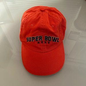 Super Bowl XXXV Licensed NFL Baseball Cap (2001, Baltimore Ravens vs. NY Giants)
